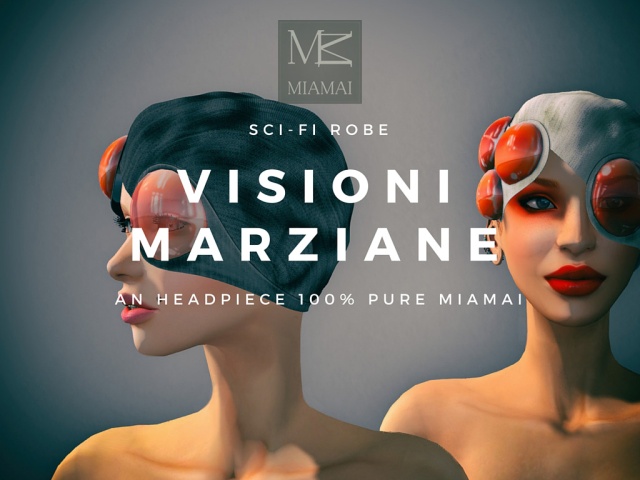 Miamai_Visioni Marziane_Sci-fi Robe_headpiece Main AD [416025]